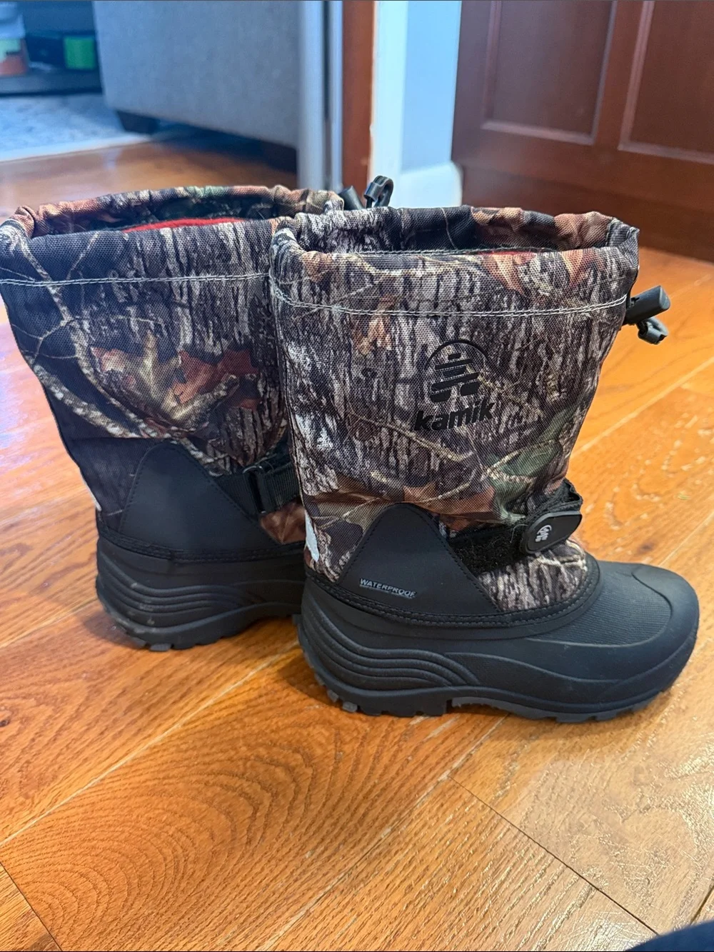 Kamik Boys Camo Boots WATERPROOF
